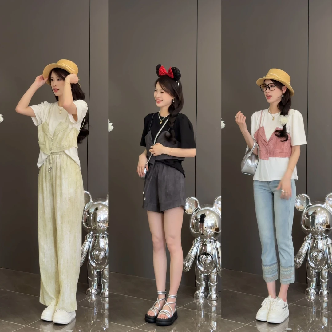 【大潘优品】【水墨画】老钱风套装预CDP4TZ266B