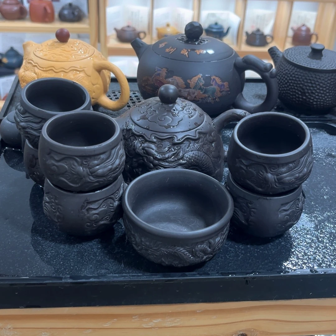 茶杯紫砂一壶1个主人杯6个客杯