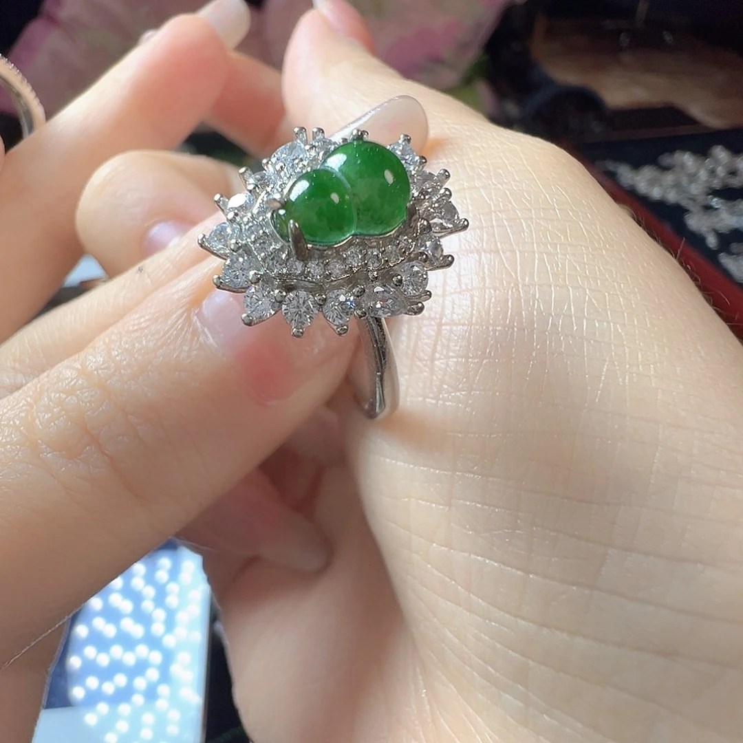 未镶嵌戒指翡翠韩国刚刚好