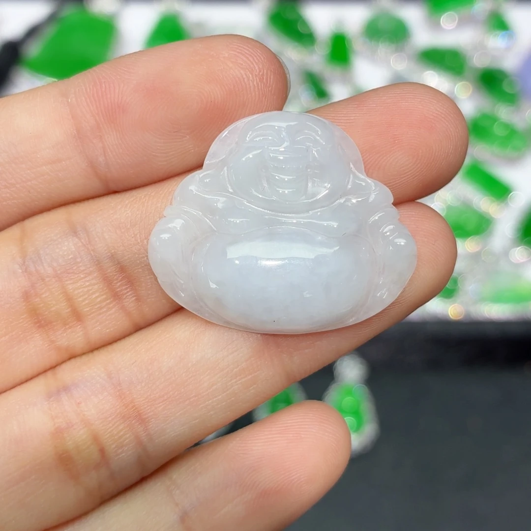 翡翠18K金镶嵌颈饰翡翠