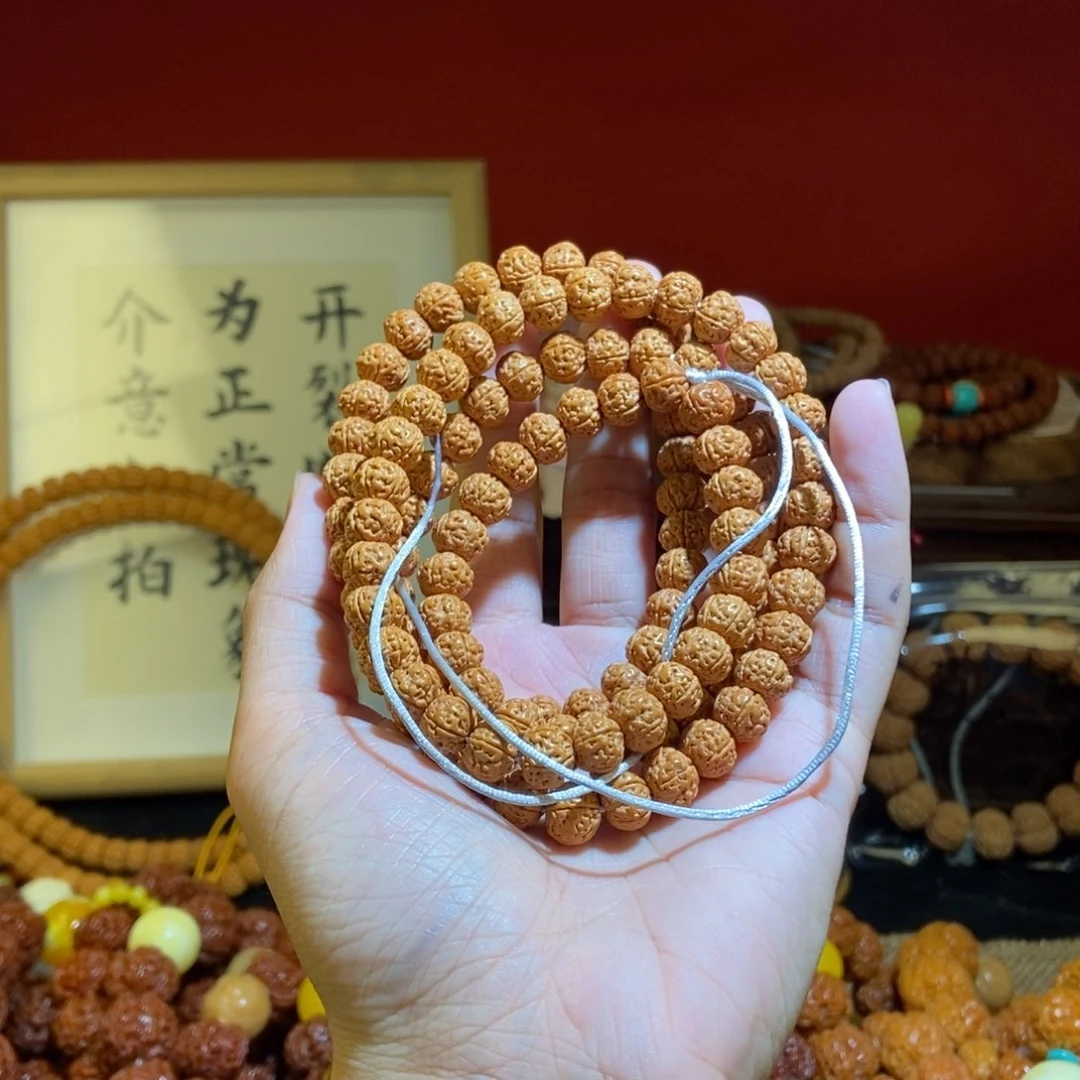 金刚菩提吊坠95原籽108素