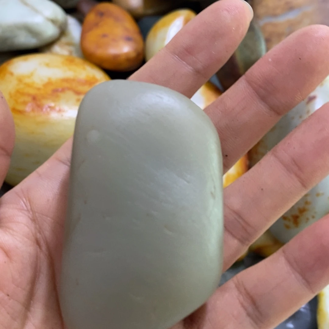 和田玉未镶嵌挂件2