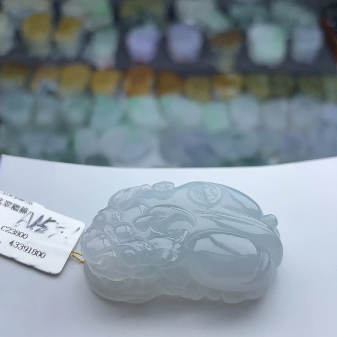 翡翠未镶嵌颈饰貔貅
