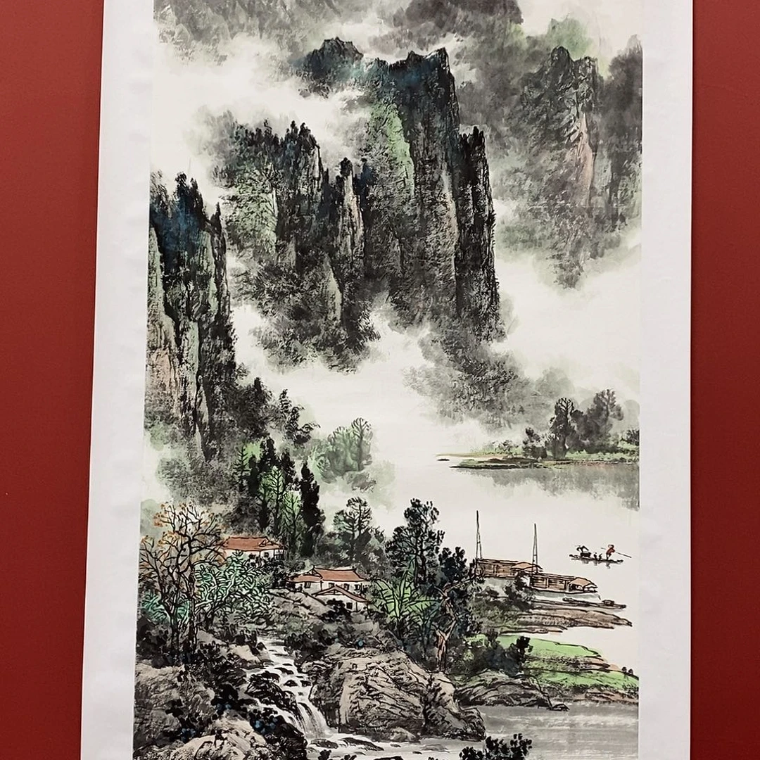 田***』国画吕元忠四尺精品佳作