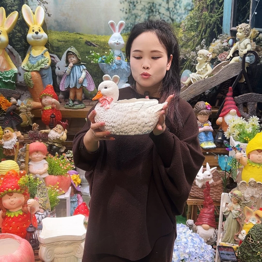 摆件花园摆件红红火火