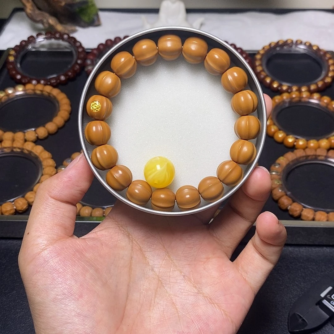 猴头核桃手串金标龙岩四花鲨鱼尺寸13左右全品7号