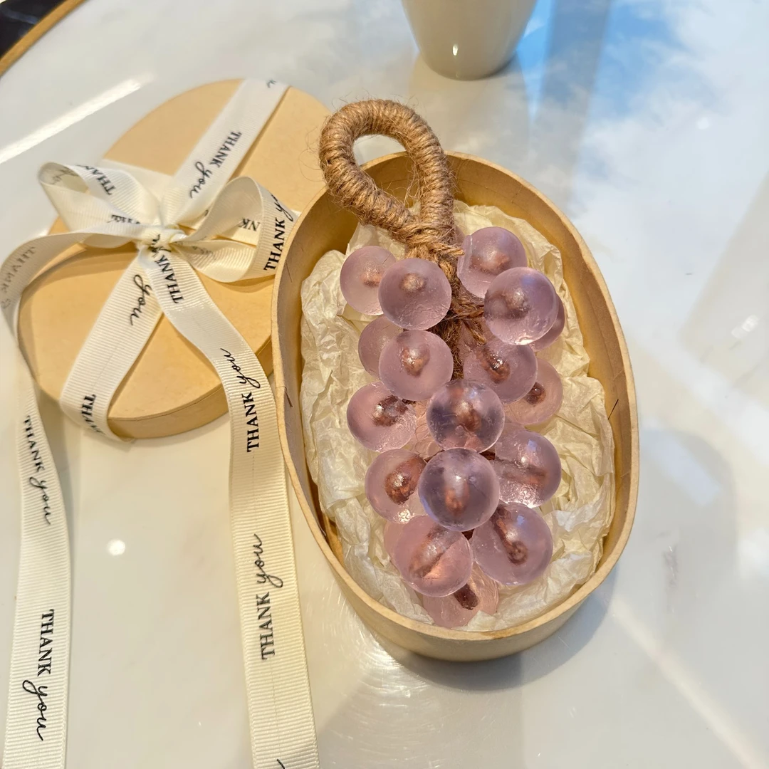 IT`S A10分水晶葡萄香熏皂仿真留香挂件送礼生日礼物手工皂沐浴