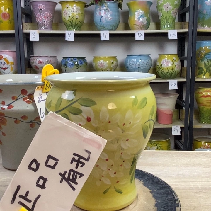 景德镇高温陶瓷花盆