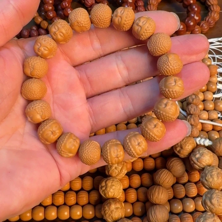 猴头核桃手串宝宝佛