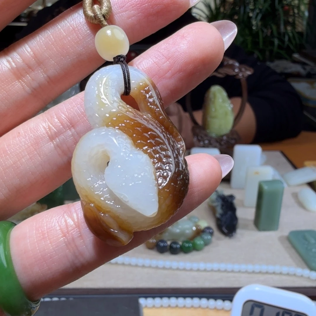 和田玉挂件未镶嵌