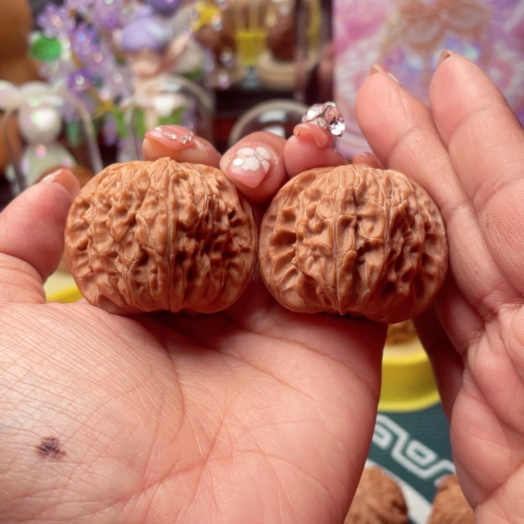 【闪购商品】文玩核桃把件昕**念磨盘41+