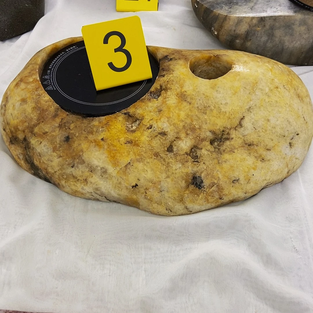 梁*石臼茶炉原石茶炉