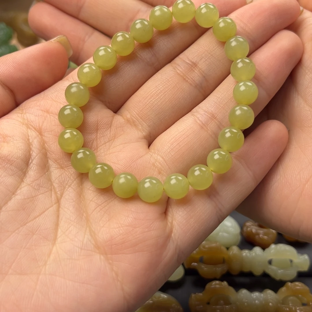 和田玉颈饰未镶嵌烟**渺