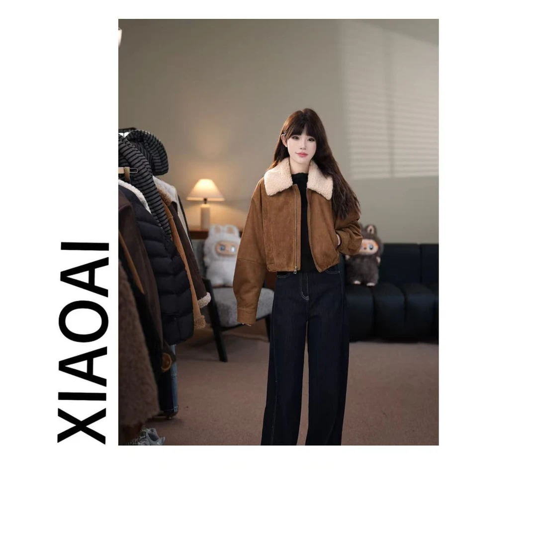 XIAOAI  【真羊毛90白鸭绒】2025冬季新款高级毛领羽绒服  A300621