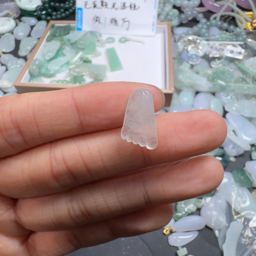 锦***程定制翡翠银S925镶嵌知足常乐