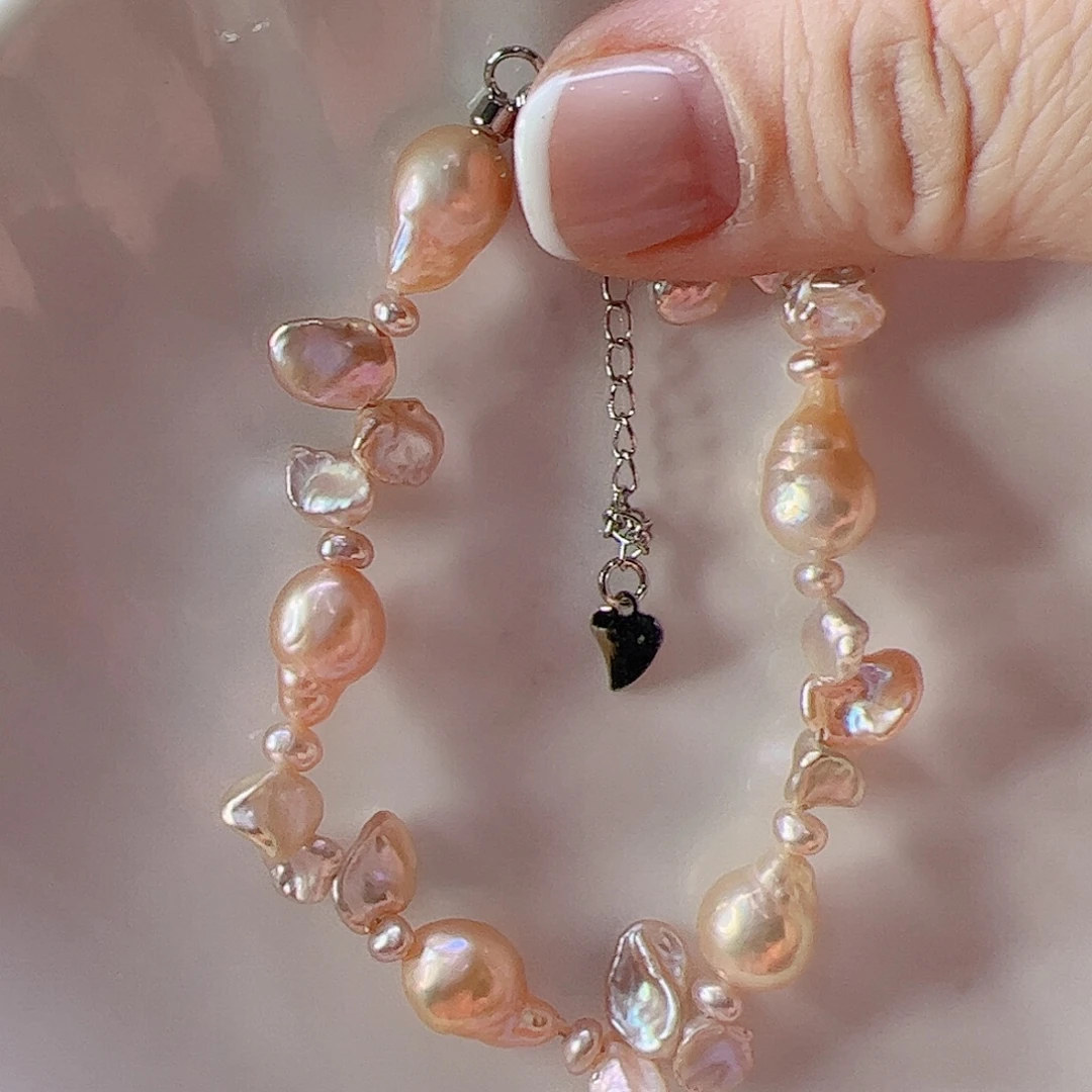 合金手绳淡水珍珠263