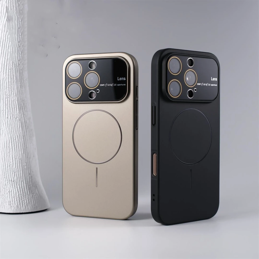 全包大视窗适用苹果16promax细圈磁吸手机壳iPhone15肤感14/13/12