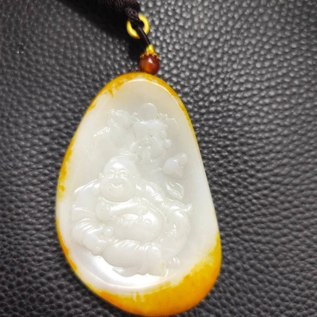 和田玉玉石挂件 L1125拍一发一