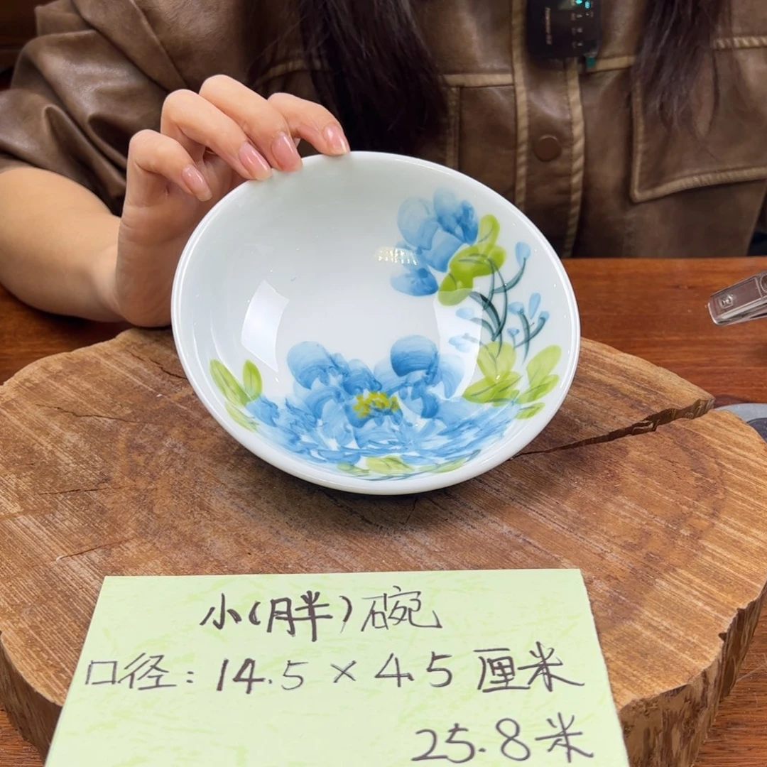 瓷片景德镇陶瓷手工手绘制作