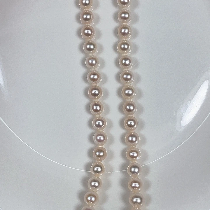 淡水珍珠银S925镶嵌颈饰