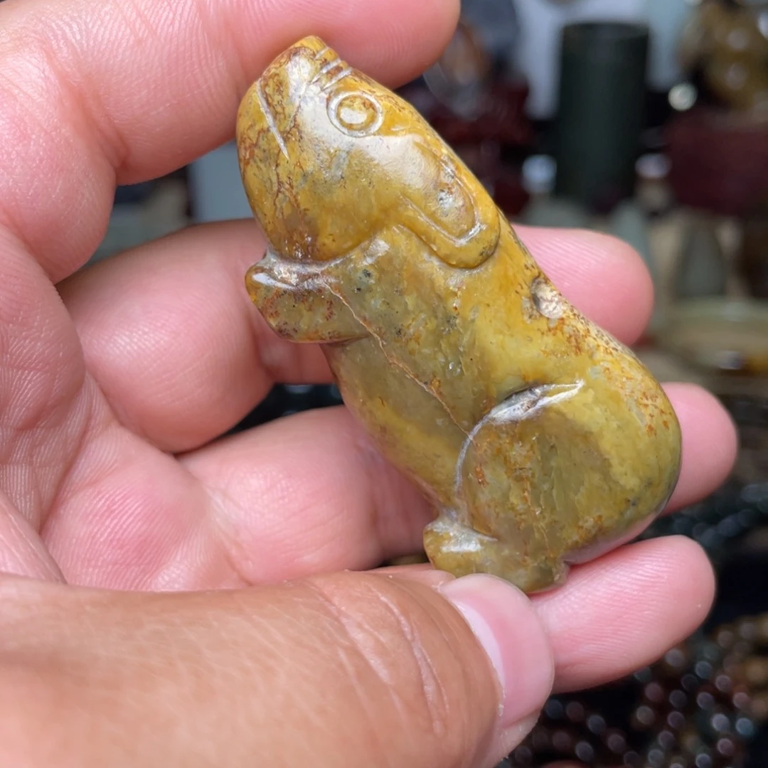 岫岩河磨玉（透闪石质玉）未镶嵌颈饰