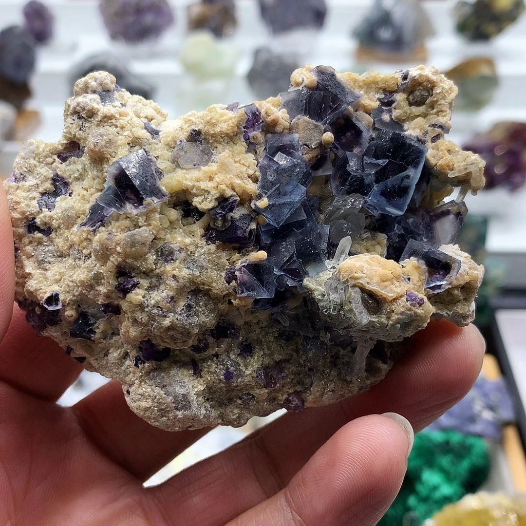 石材内蒙幻影萤石