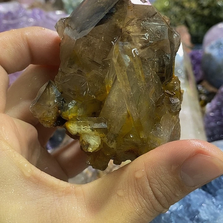 豌***豆水晶珠宝半成品未镶嵌