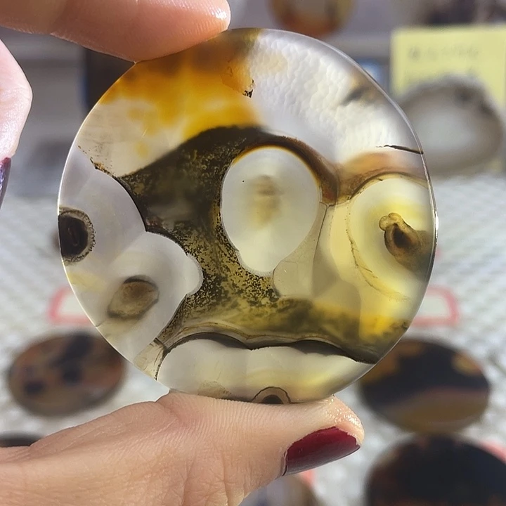 玛瑙/玉髓合金颈饰