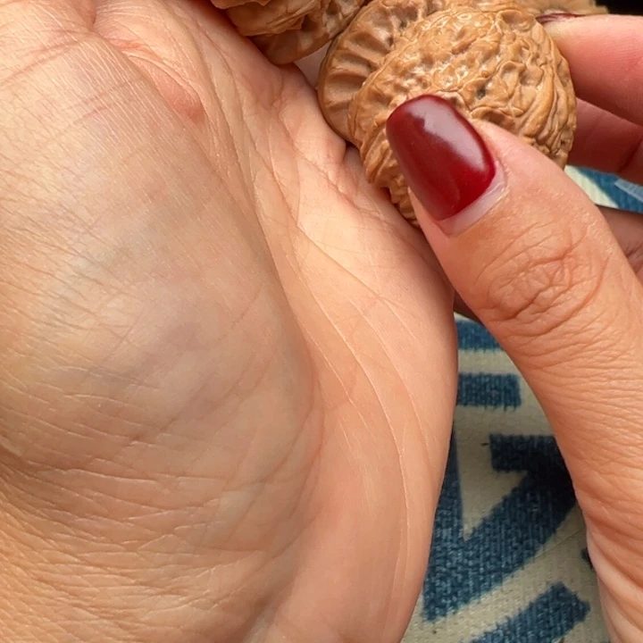 桃核吊坠文玩白狮子45