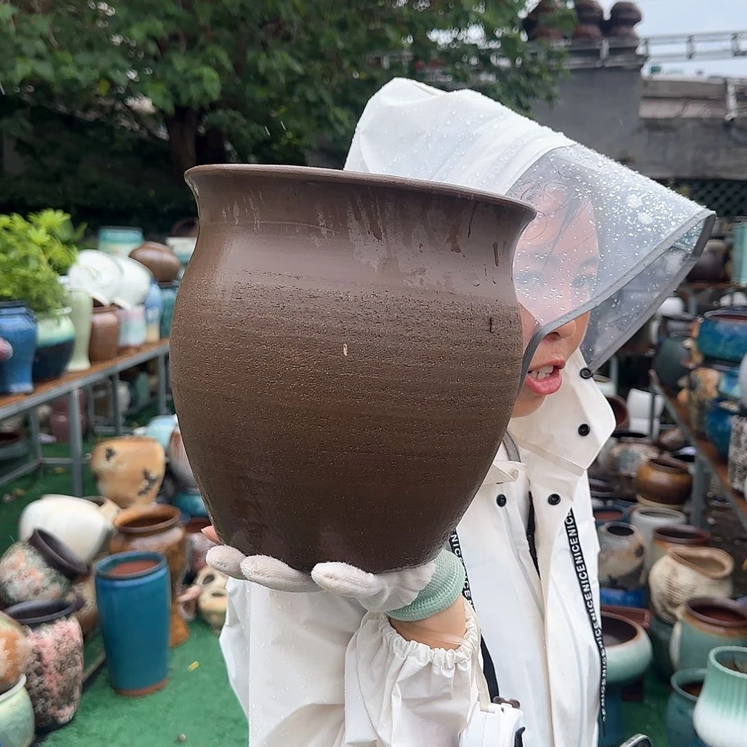 紫砂花盆王嫂花盆花盆0614-264高23口21