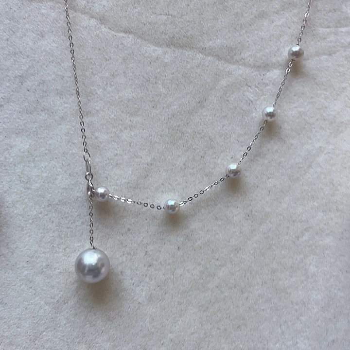 项链海水珍珠18K金镶嵌