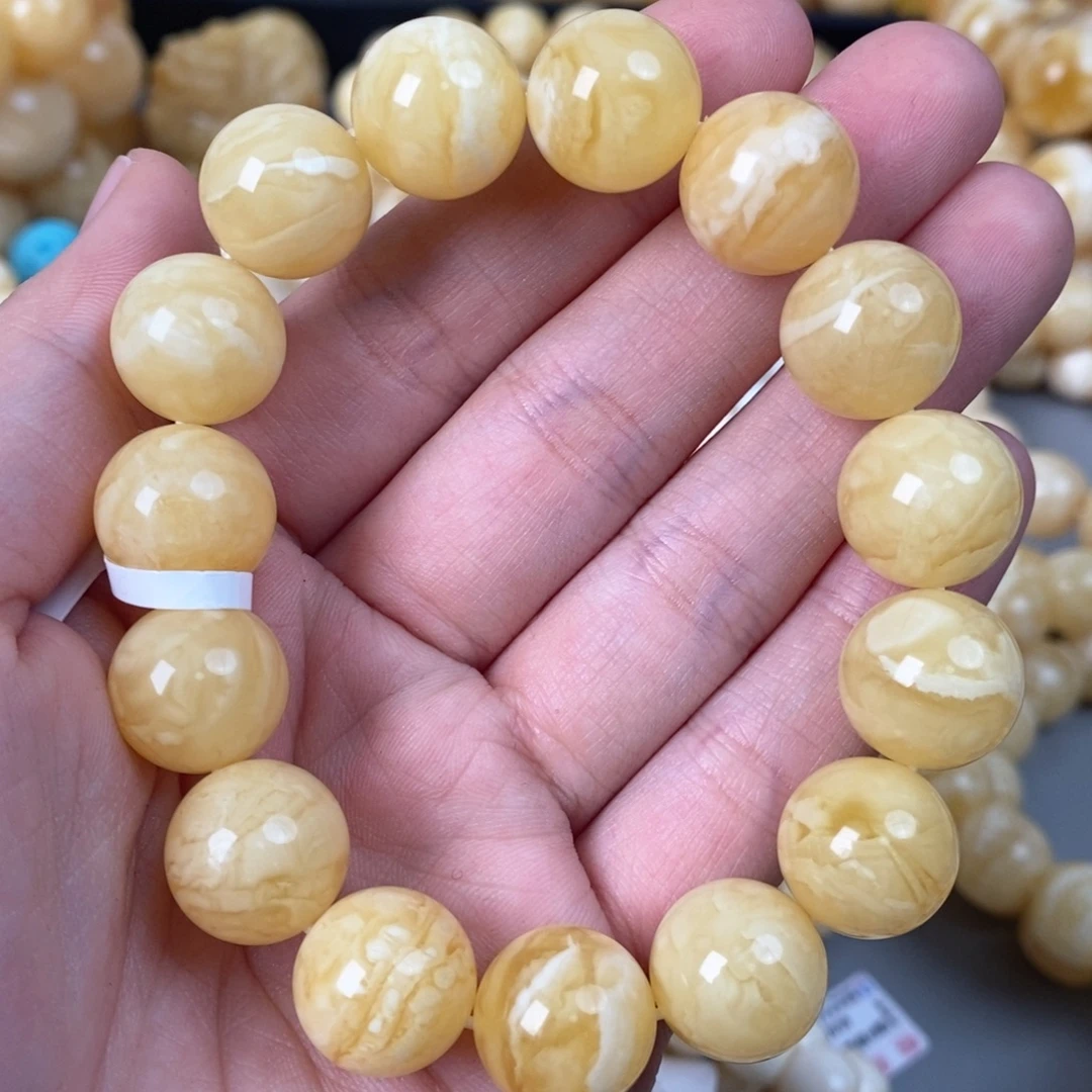 蜜蜡未镶嵌珠宝奇石24.21g14mm