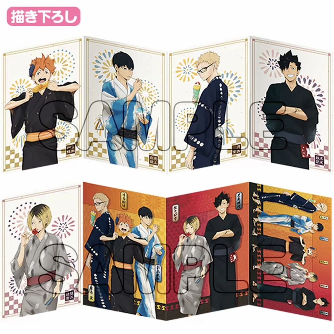 大清仓 【正版日谷】排球少年 缘日祭 A款 明信片 盲抽模式