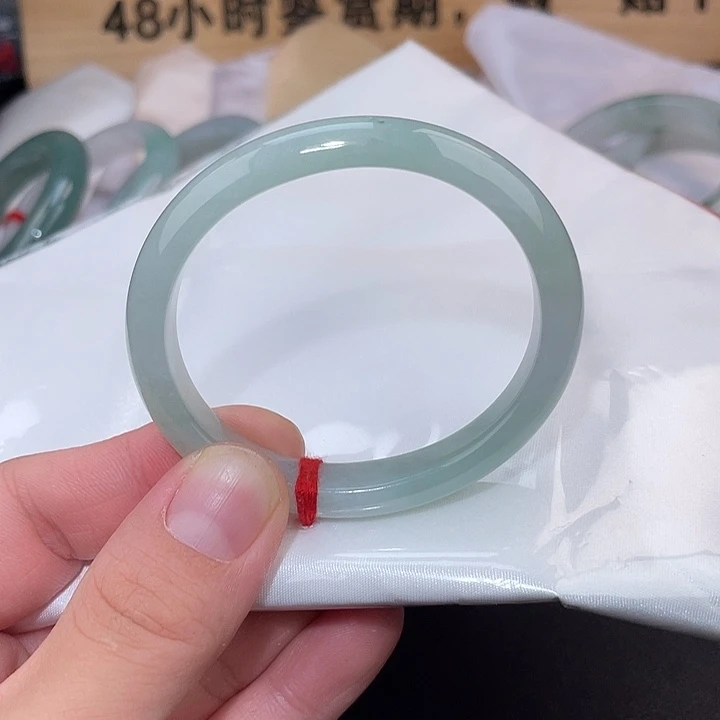 翡翠未镶嵌手镯手镯-30