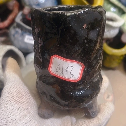 粗陶花盆手工花盆制作