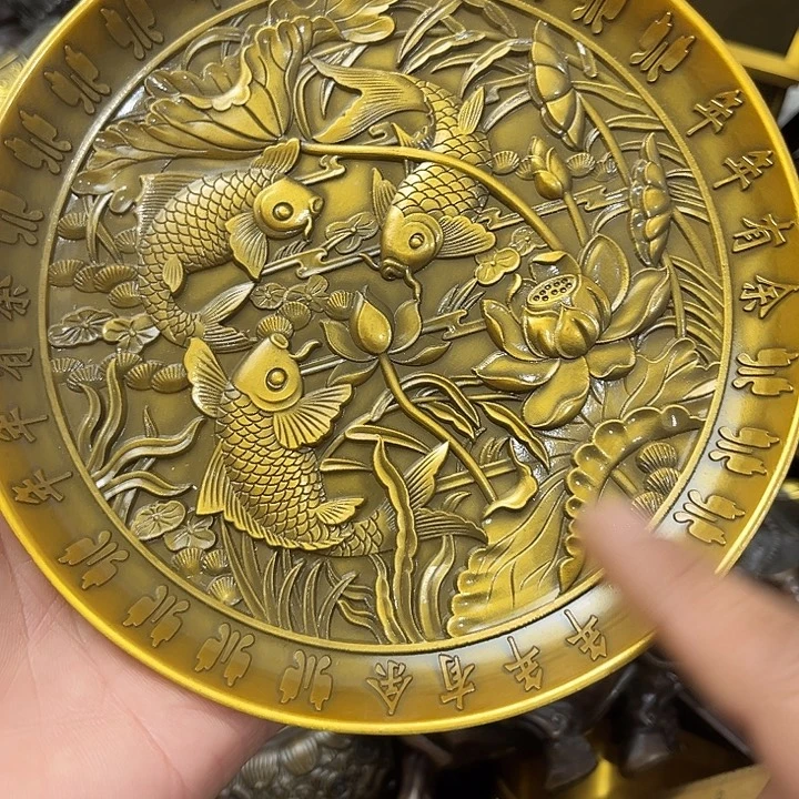 顺顺利利，铜器摆件