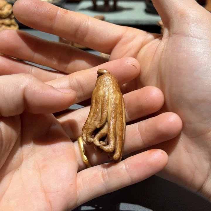 木劉*鹿角雕刻工艺手把