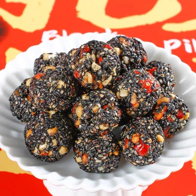 善家黑芝麻丸零食健康好吃