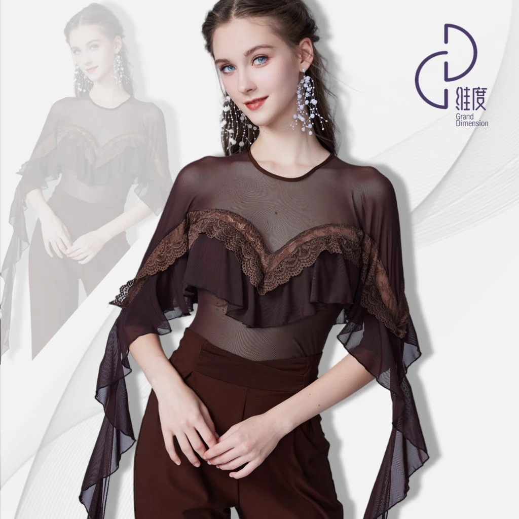 【维度舞服】Y514新品女士上衣摩登舞蹈服跳舞