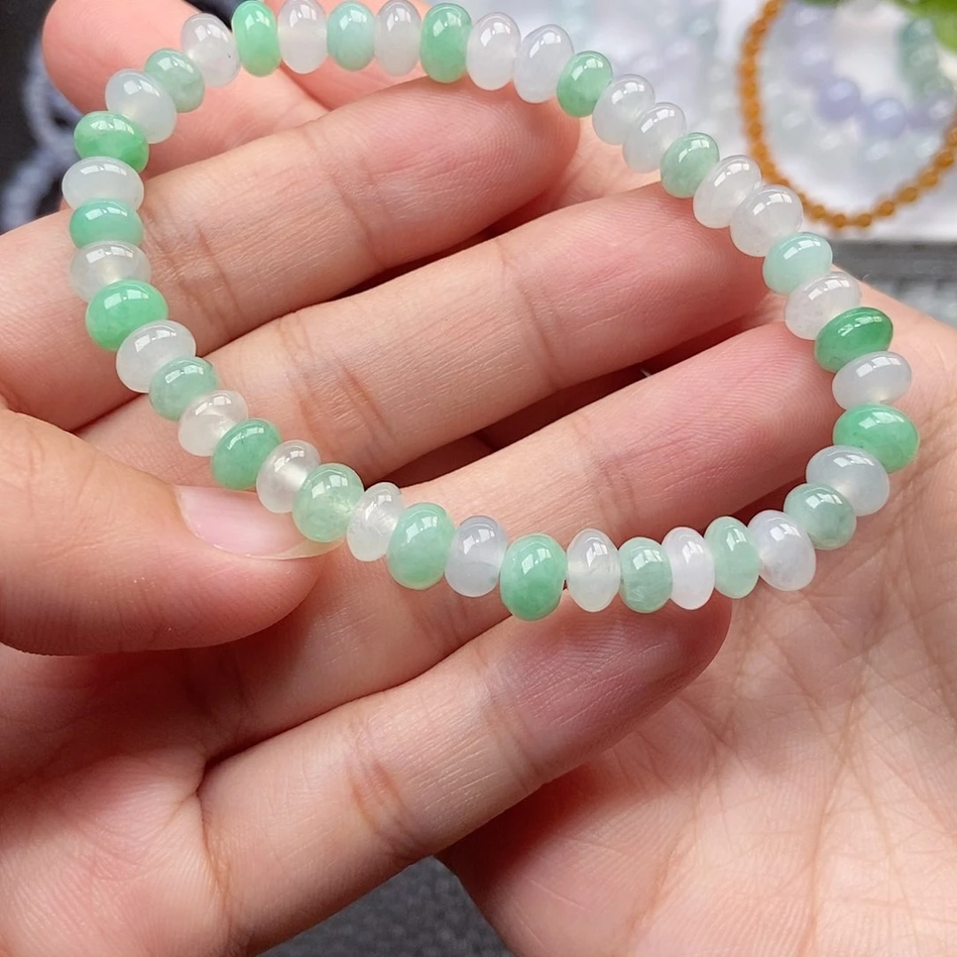 未镶嵌手链翡翠翡翠卡6-6.8