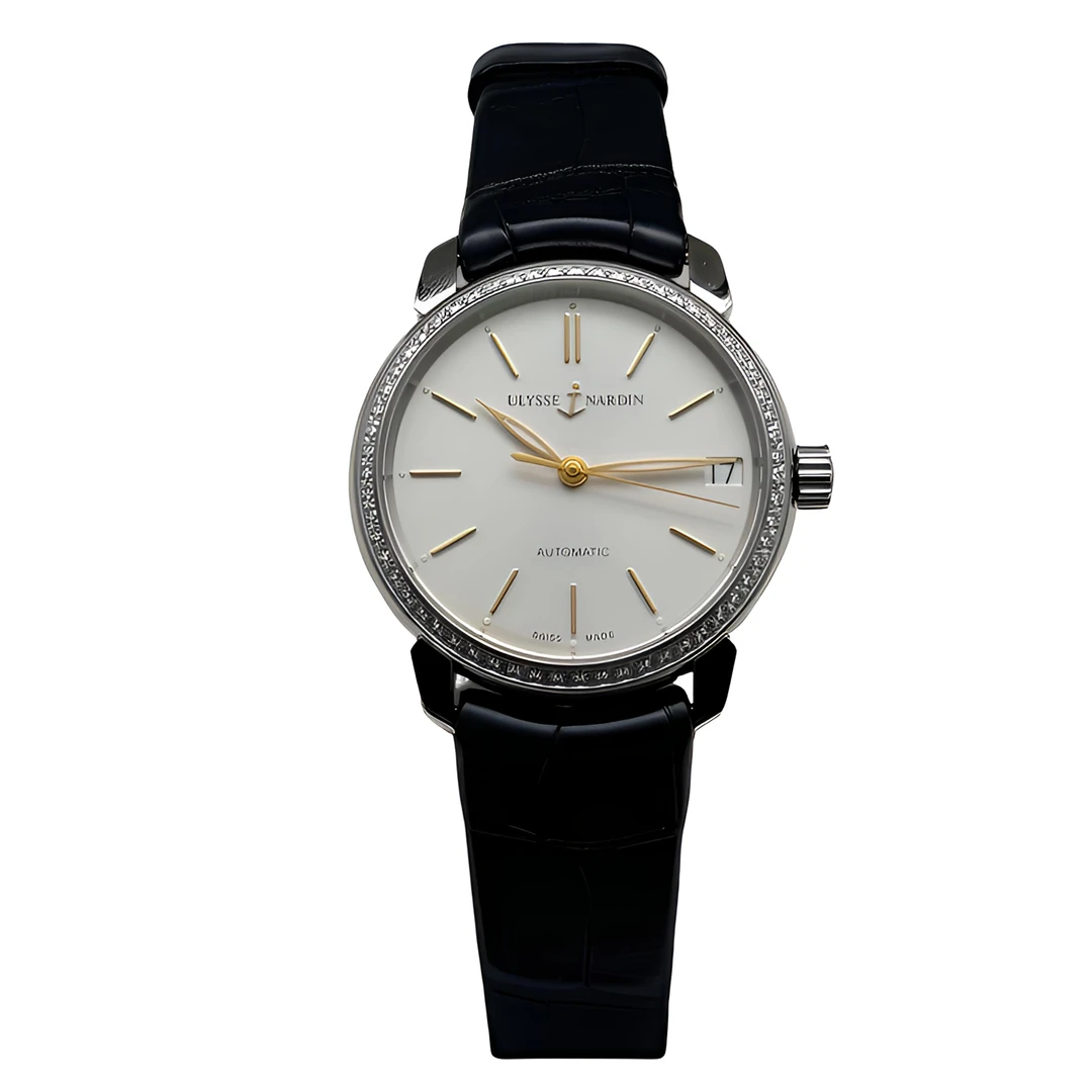 99新 Ulysse Nardin/雅典 鎏金系列自动女表8103-116B-2/91表径31