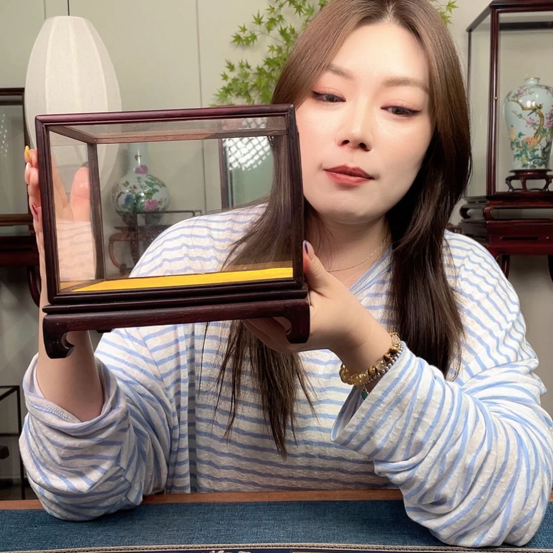 紫檀木类端景台工艺品摆件