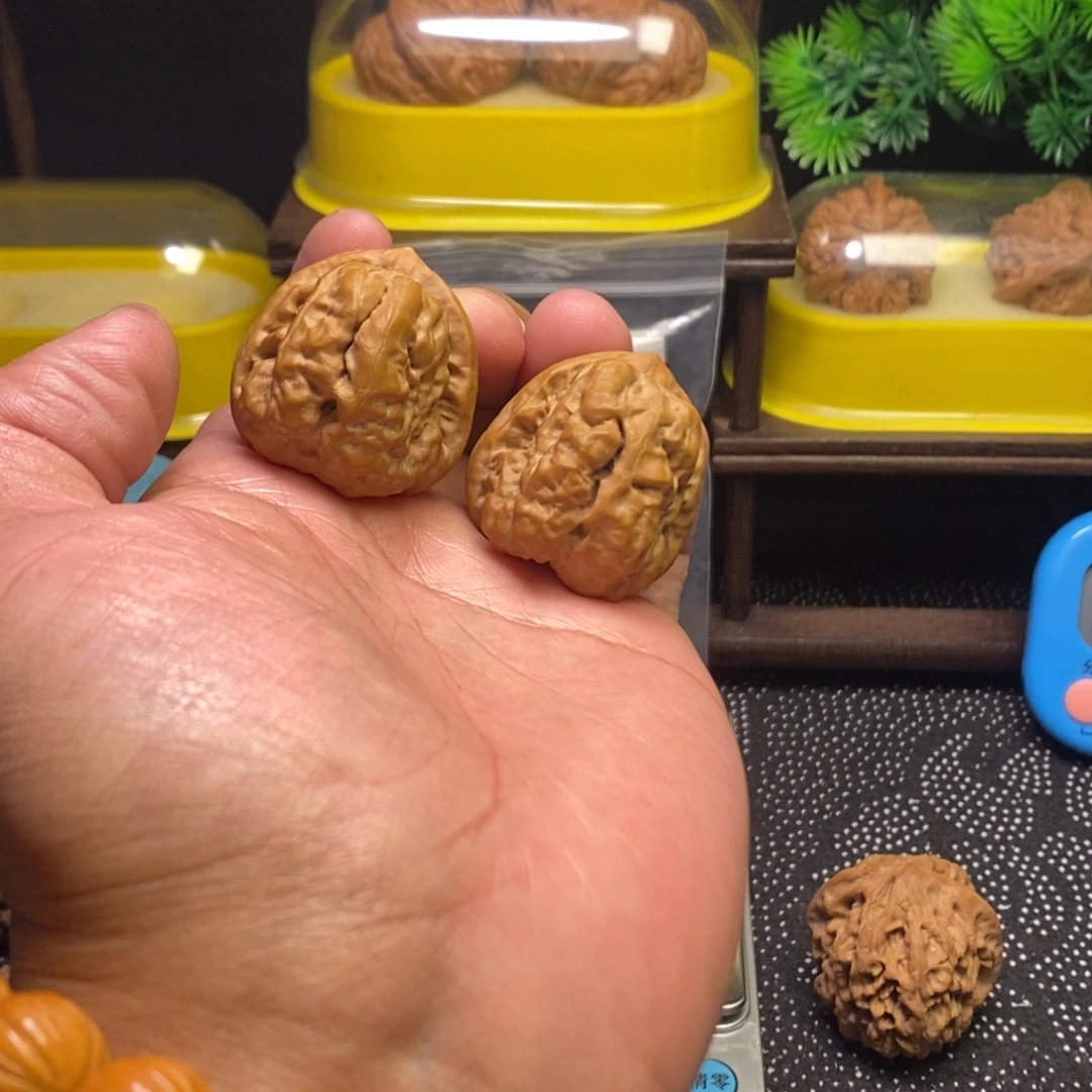 文玩核桃吊坠三角蛙34微修