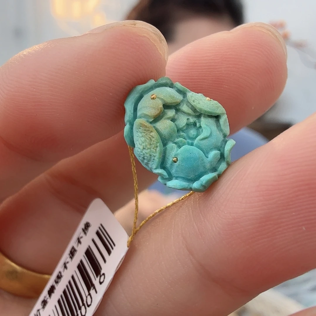 绿松石未镶嵌珠宝半成品