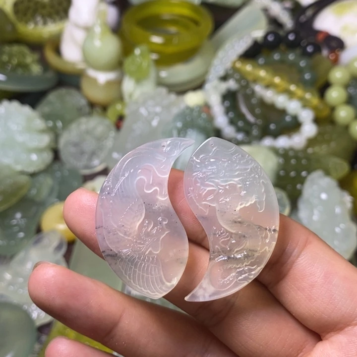 岫玉岫玉颈饰未镶嵌