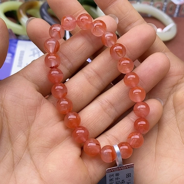 南红玛瑙未镶嵌手链卡8➕