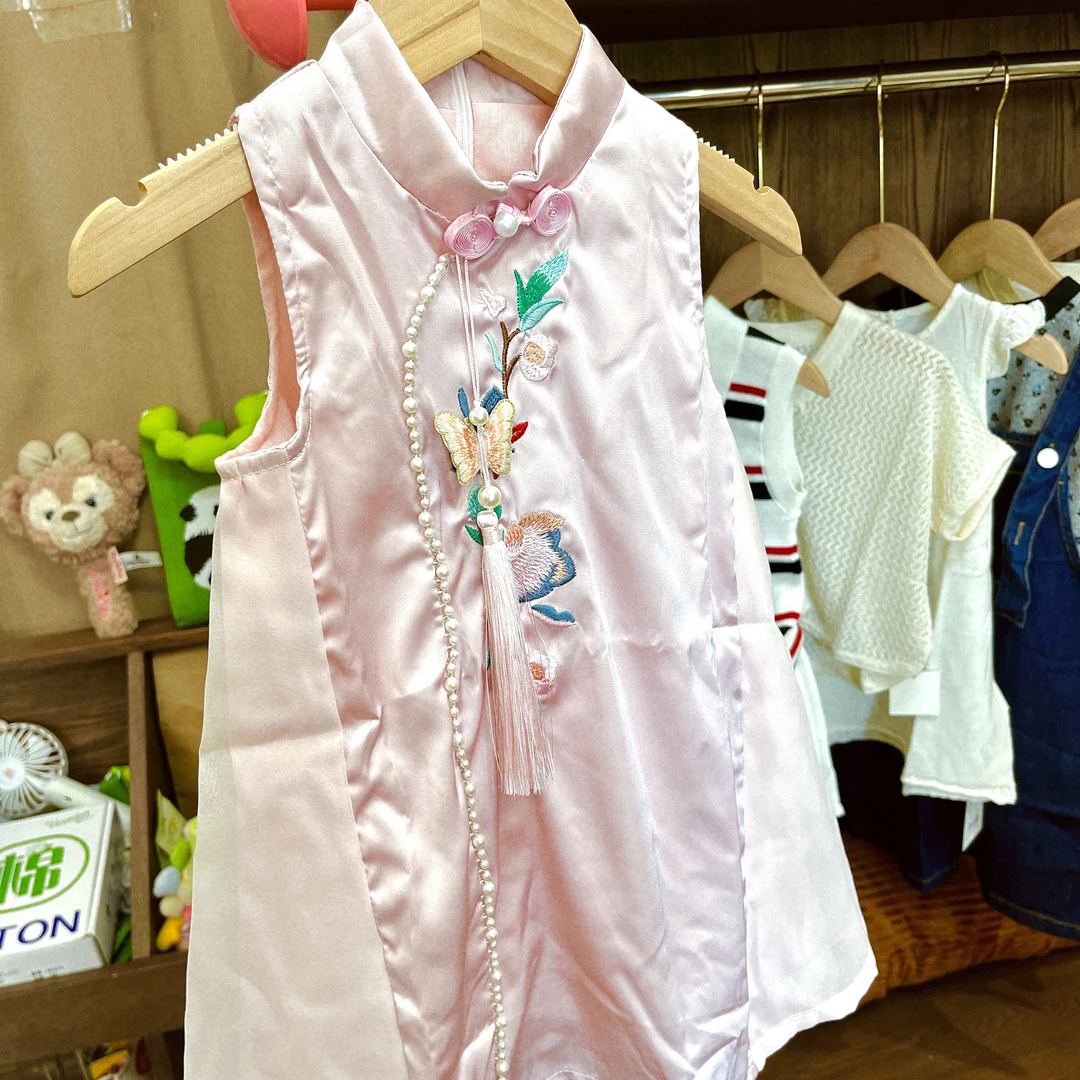 儿童夏款好甜妹旗袍连衣裙