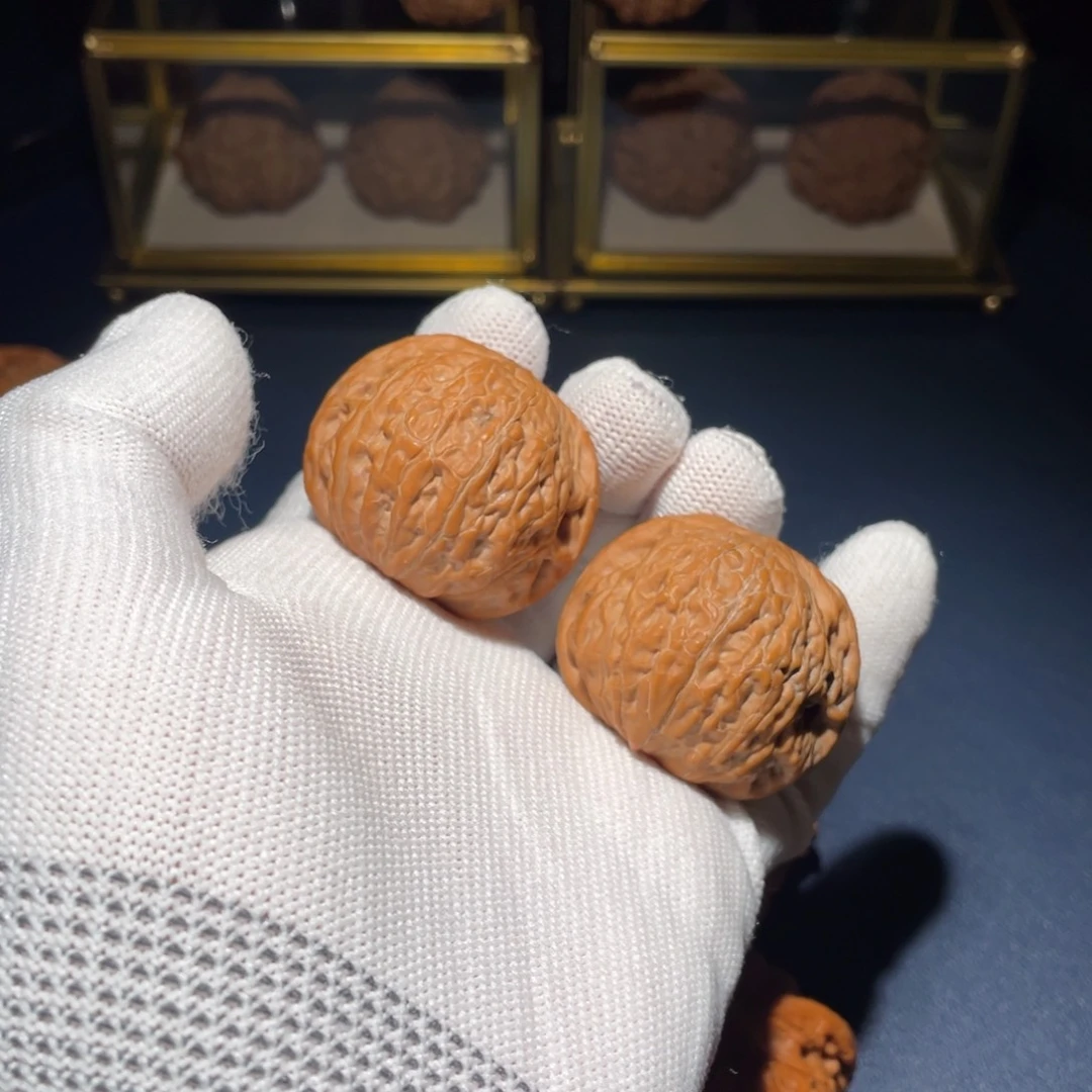 文玩核桃把件林***贺40铁锤