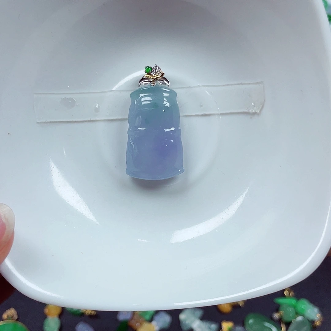 翡翠未镶嵌手链天然缅甸翡翠A货卡26-16.5-6.4