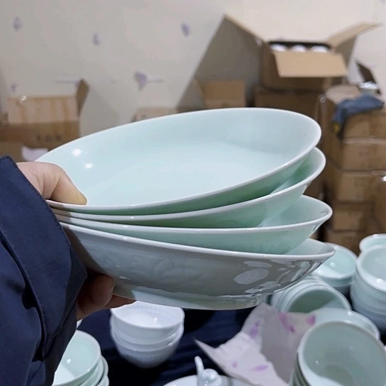 摆件陶景德镇瓷器精品盘4